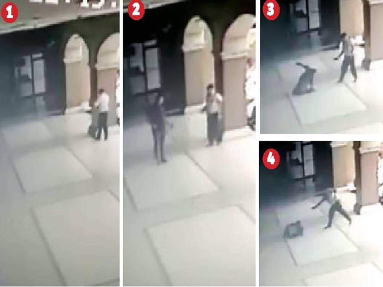 El miércoles 24 de mayo a eso de las 11:30 am, José Adán Herrera desenfundó su arma y acabó con la vida de Maynor Edgardo Mata de 34 años en un centro comercial de San Pedro Sula.