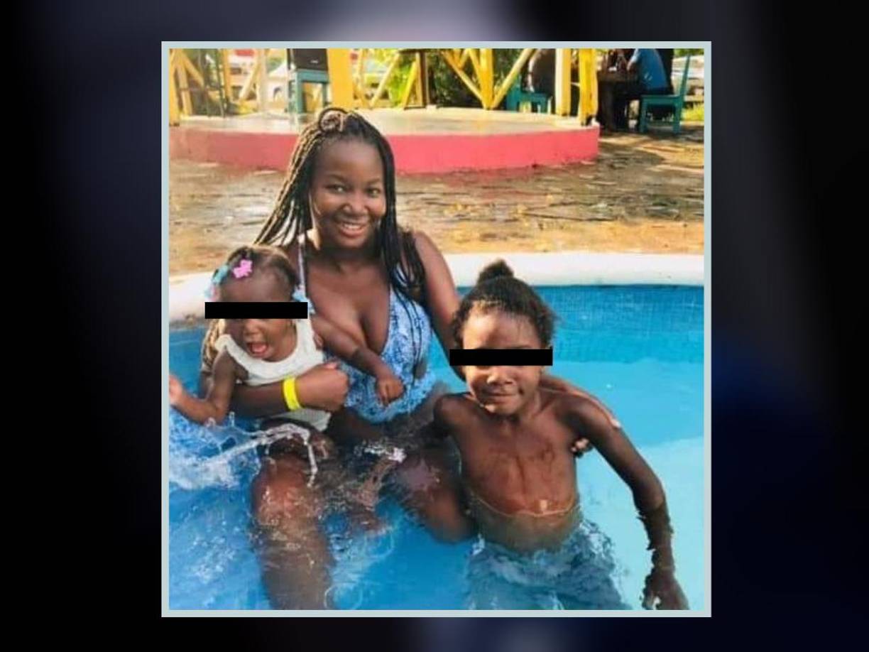 Deyli Figueroa, de 30 años de edad, y sus dos hijos, menores de edad, David Mejía (5) y la niña Seimy Daleisa, de tan solo 1 año de edad.