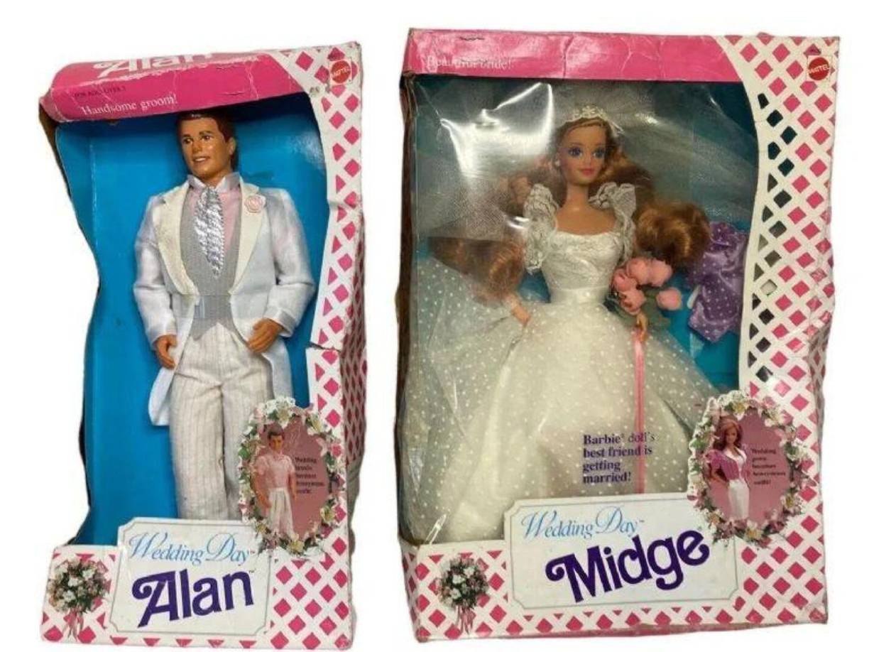 Sería en 1991 cuando Alan (esta vez solo con una L) regresó al mercado, esta vez como esposo de Migde, esta forma de comercializarlo consistía en conseguir a la pareja por separado, pues se vendía al “Alan vestido de esposo” y a “Migde vestida de esposa”.