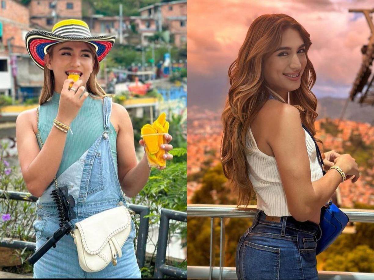 El tiktoker hondureño ha compartido diversas fotografías de su viaje a Colombia. 