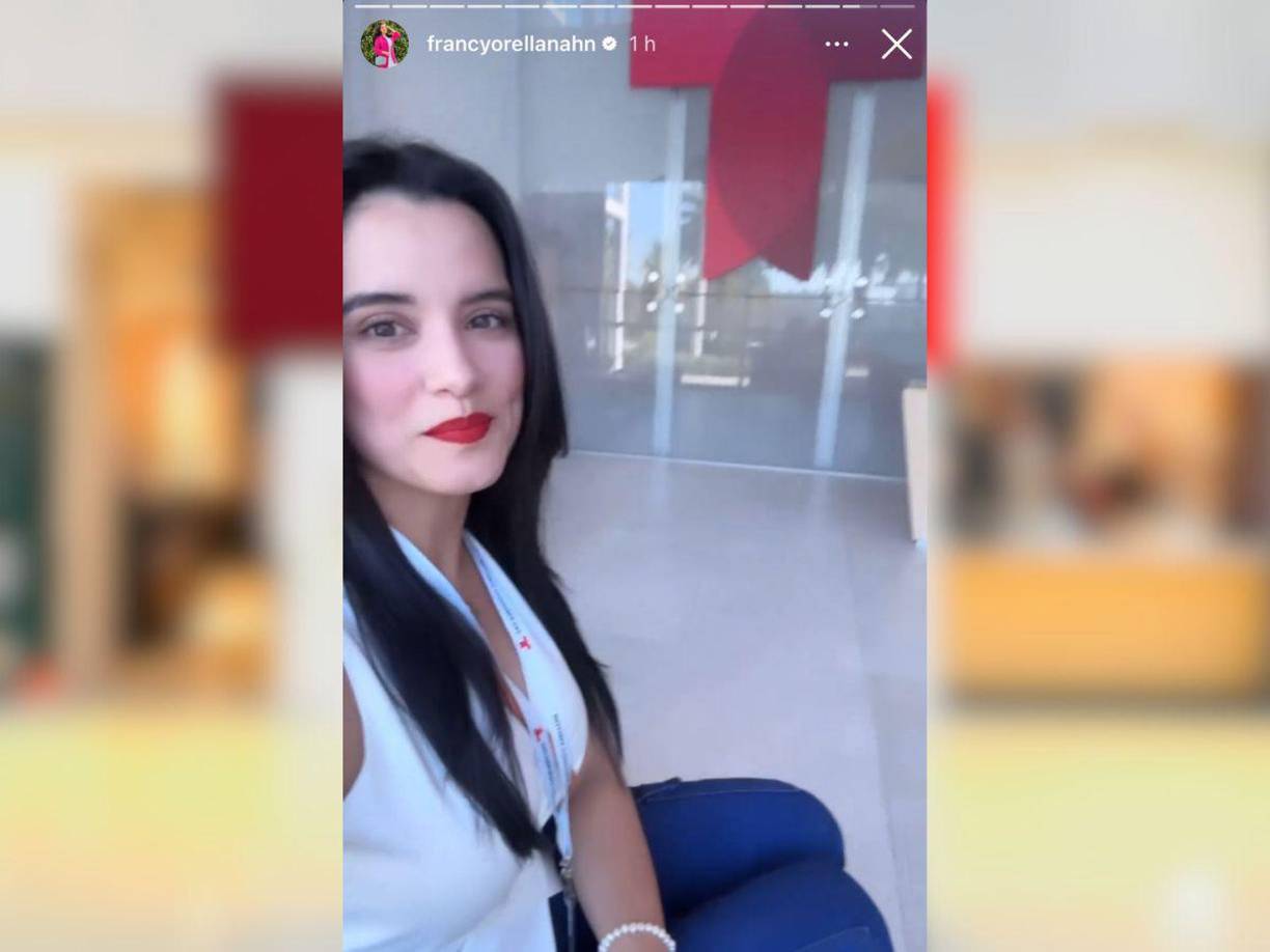 De esta manera, Francy Orellana descartó los rumores que se tratara de un trabajo, sino de una visita por las instalaciones del prestigioso canal. 