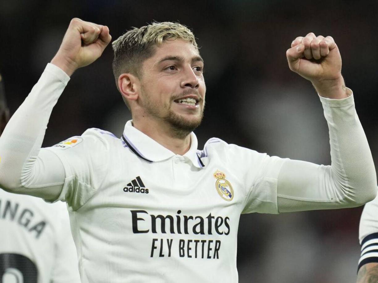 Otro de los elegidos, Fede Valverde, que poco a poco ha recuperado su nivel luego del Mundial de Qatar.