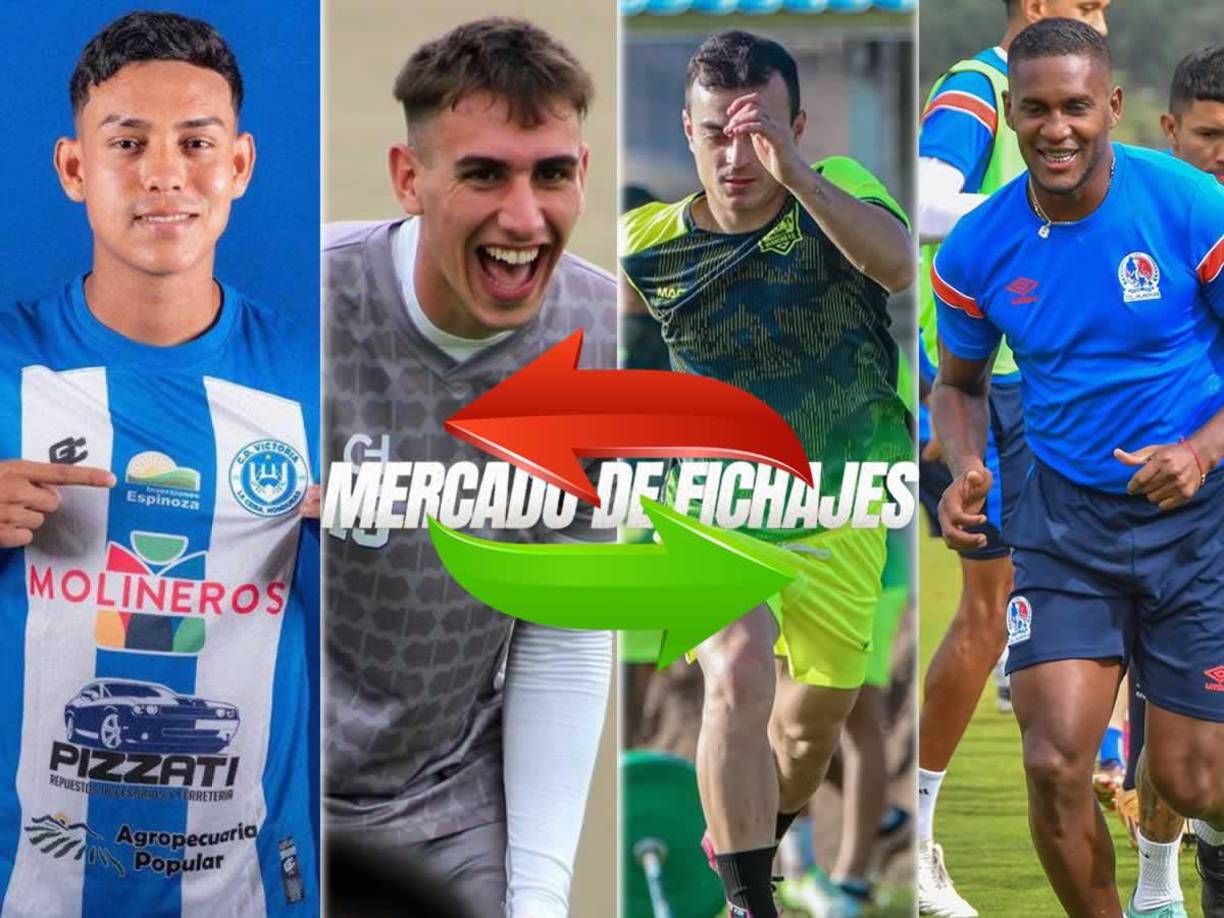 Estos son los últimos fichajes y rumores del mercado en el fútbol hondureño, ya con el Torneo Clausura 2024 iniciado.