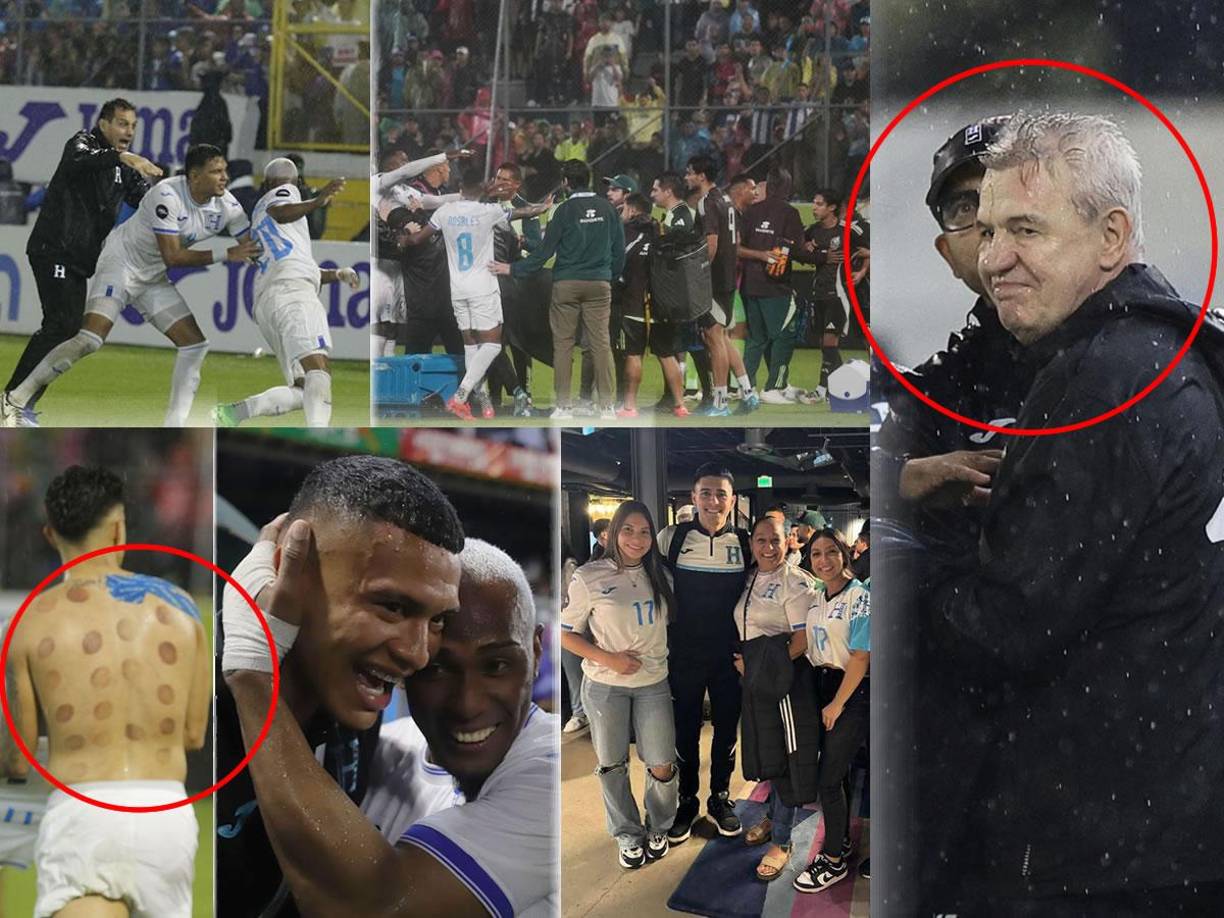 Las otras imágenes que no has visto del partido que Honduras le ganó (2-0) a México en la ida de los cuartos de final de la Nations League de la Concacaf, en el estadio Morazán.