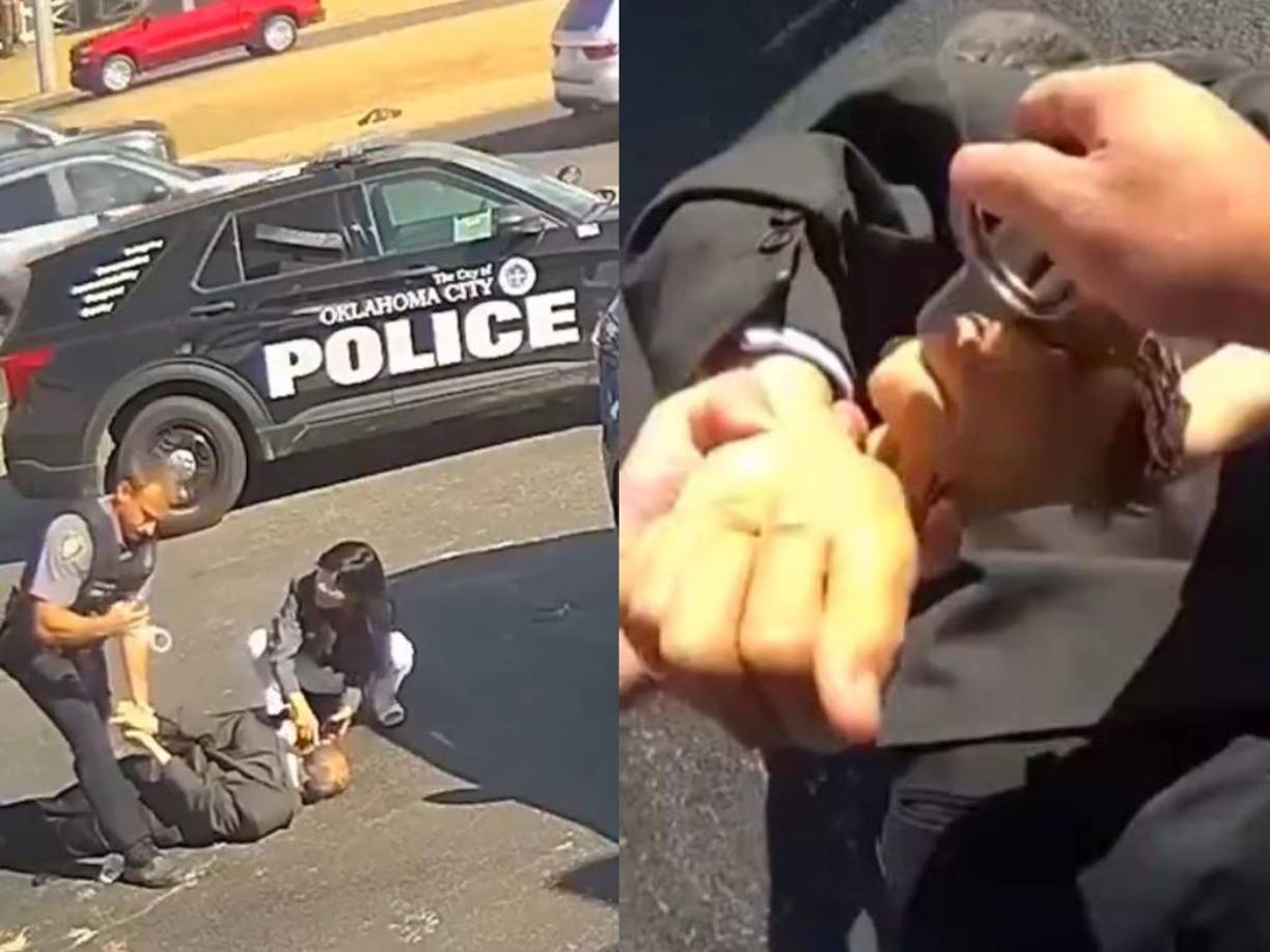 Un policía de Oklahoma atacó abruptamente a un adulto mayor de 70 años, provocándole una hemorragia cerebral en Estados Unidos. Los familiares de la víctima viralizaron el vídeo en busca de justicia.