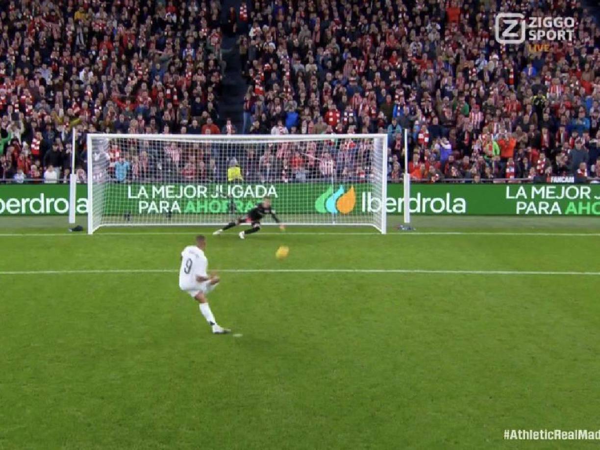 Esta vez fue contra el Athletic de Bilbao, el francés tuvo a disposición una pena máxima que consiguió Antonio Rudiger, pero Kylian no está fino.