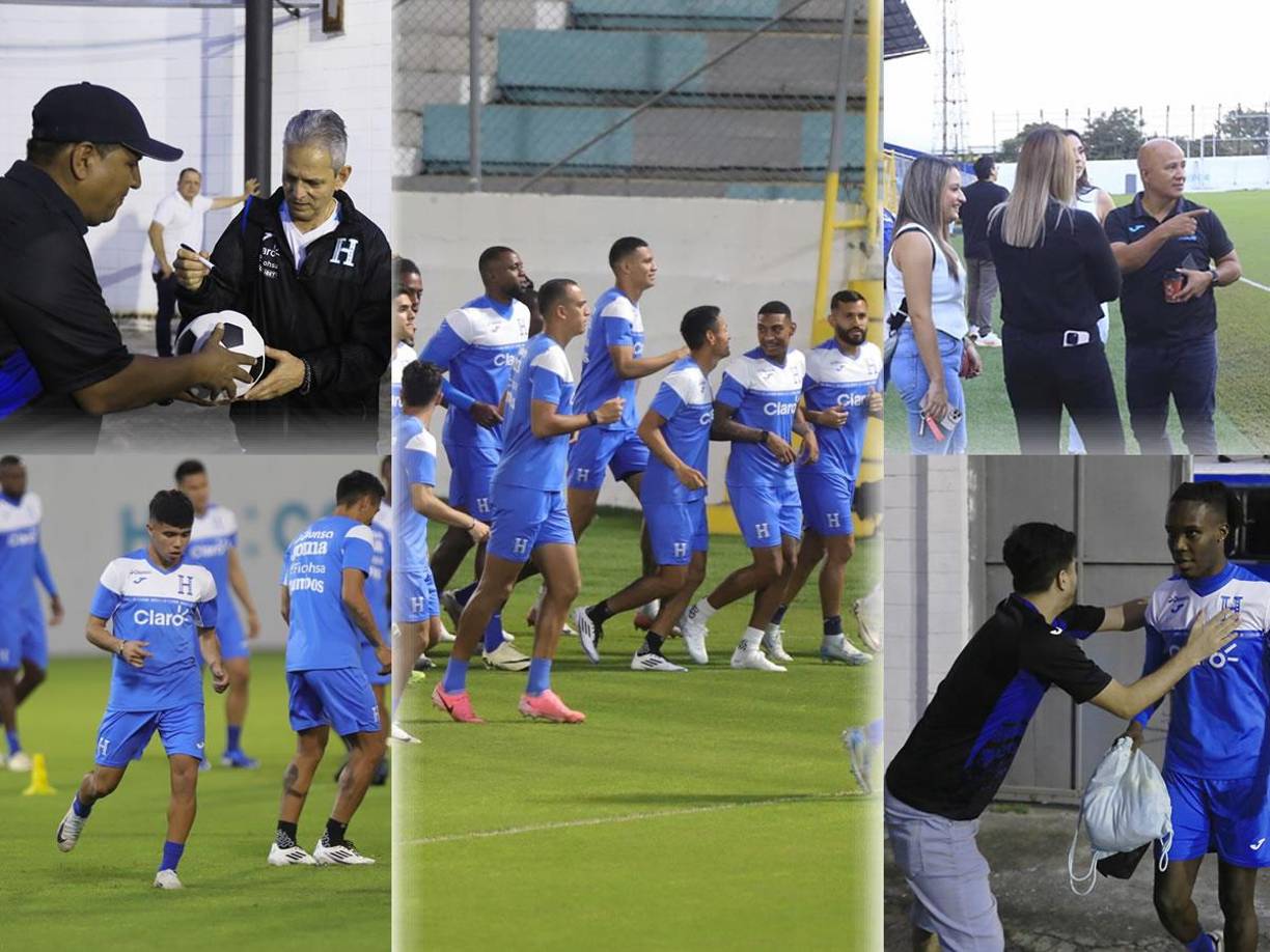 La Selección de Honduras realizó el entrenamiento de este martes en el estadio Morazán, de cara al partido contra México en la Nations League de Concacaf. Hubo invitados sorpresas y Reinaldo Rueda recibió una visita especial.
