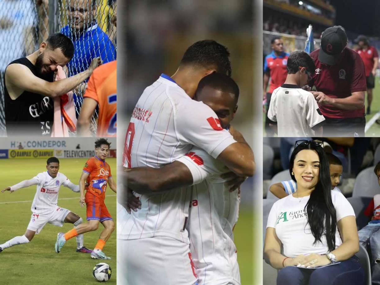 Las imágenes del triunfo del Olimpia después de 48 días de no ganar. Los albos vencieron (3-1) a la UPN en la Jornada 7 del Torneo Apertura 2024, en el estadio Morazán.