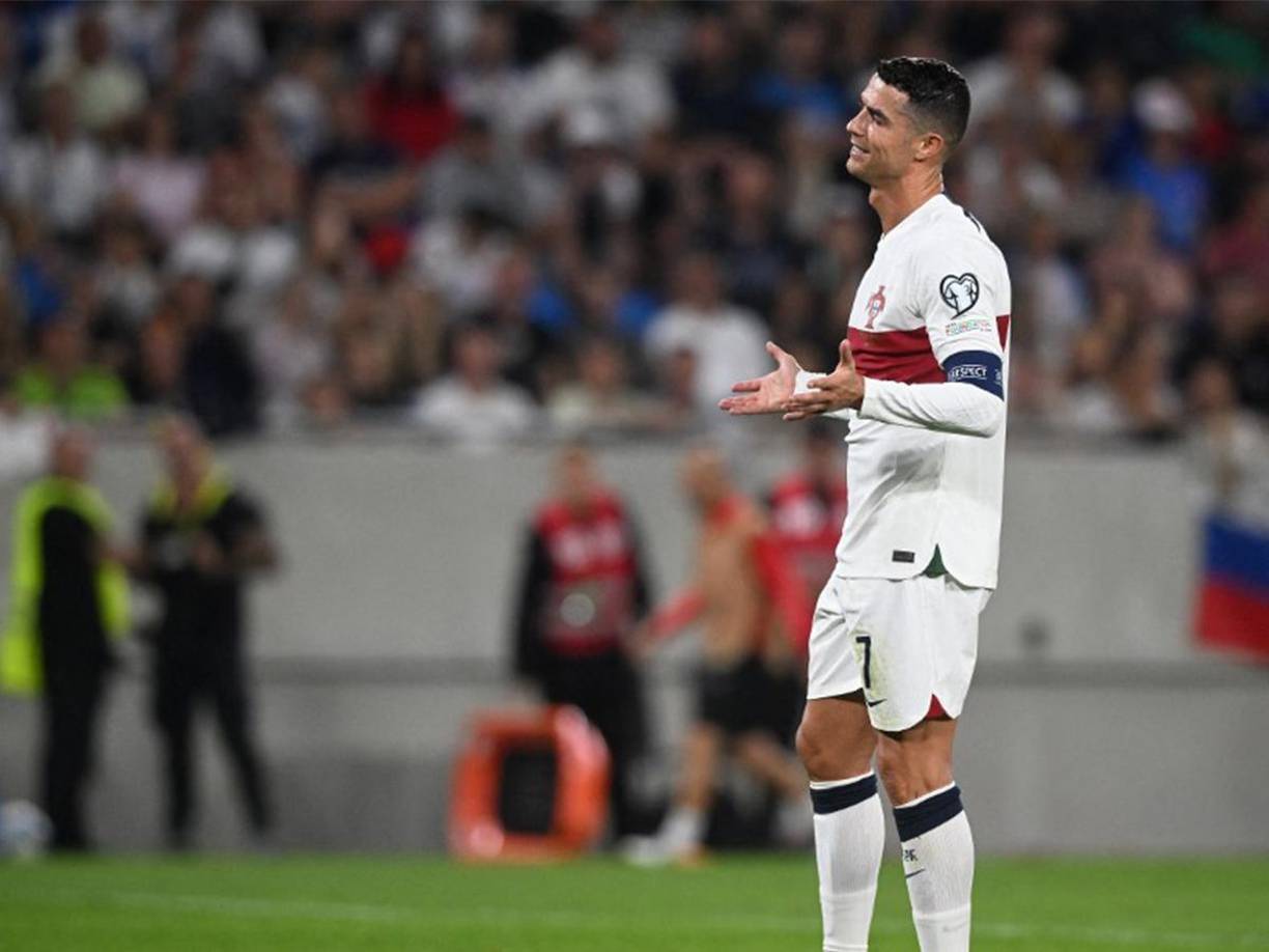 CR7 no la pasó nada bien y en varios tramos se mostró desesperado.