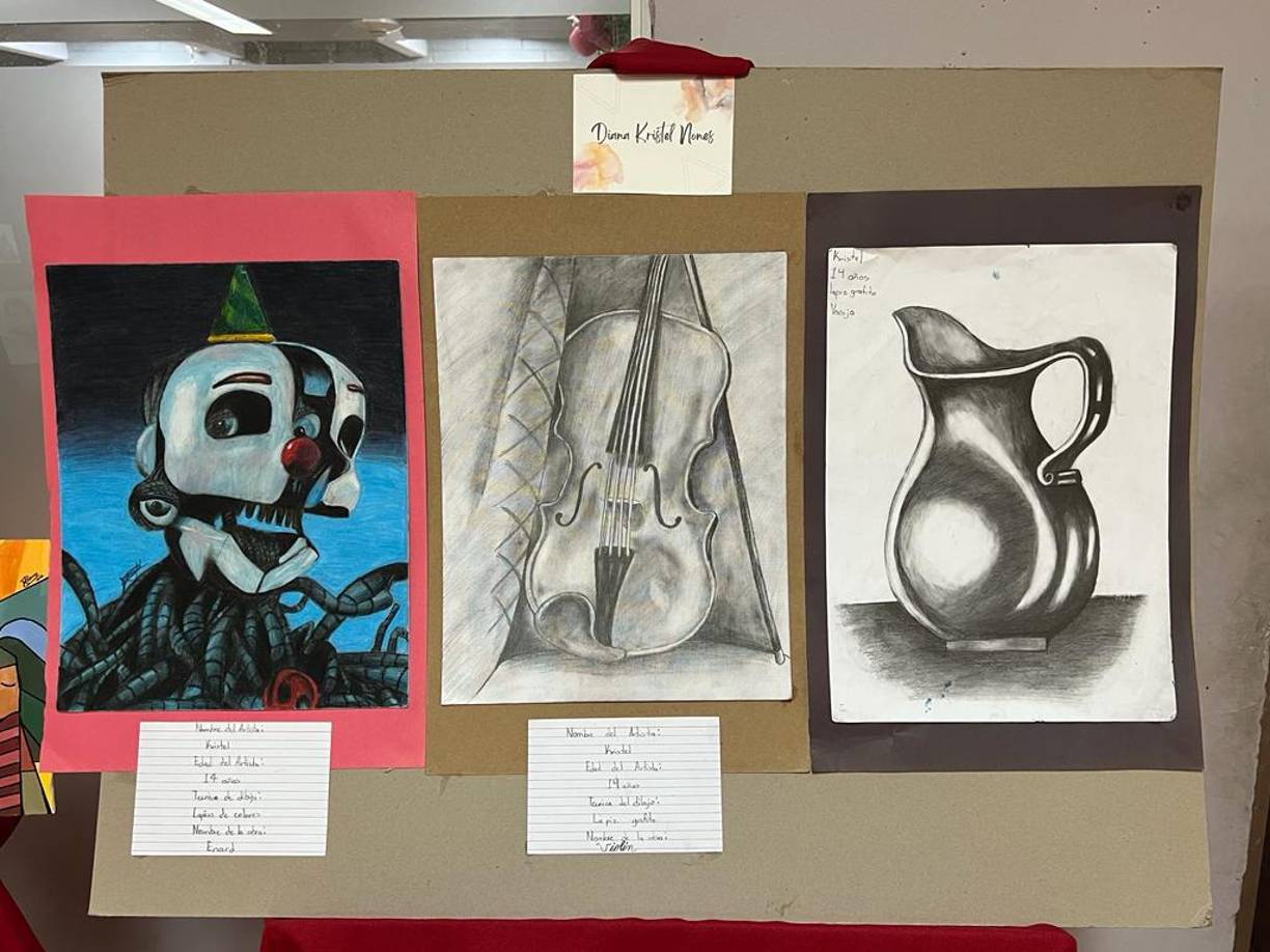 Diana Nones creó estas tres magníficas obras