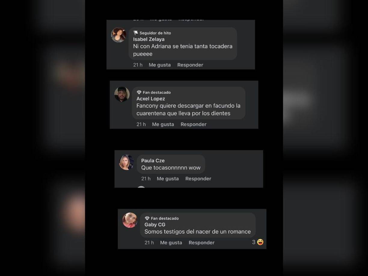 De inmediato, los fanáticos de “Los Hijos de Morazán” no dudaron en dejar sus comentarios sobre el coqueteo entre ambos. 