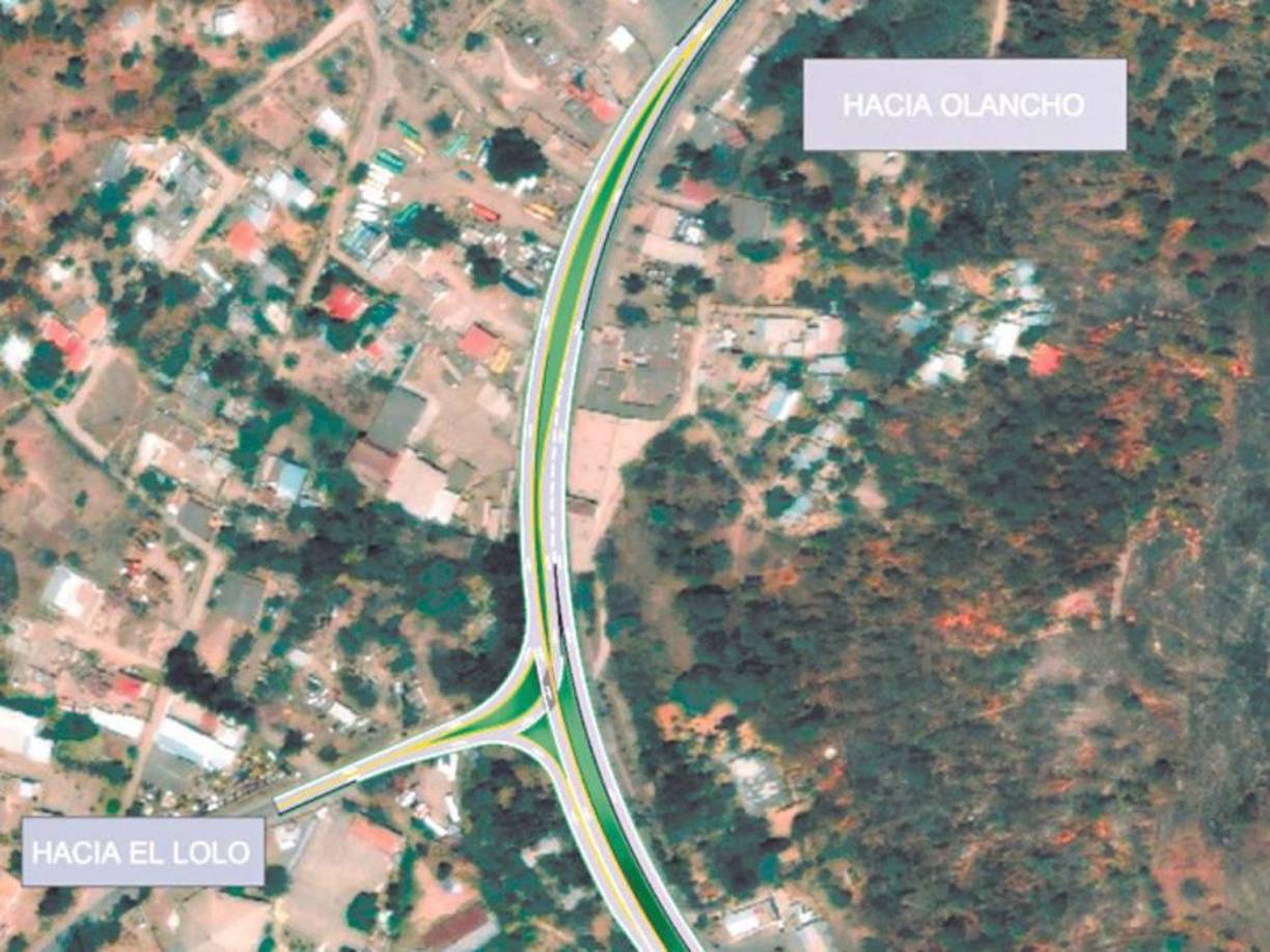 Otro proyecto grande es la pavimentación de la calle de El Lolo y construir un paso a desnivel en el cruce con la carretera a Olancho, en la zona de Agua Azul.