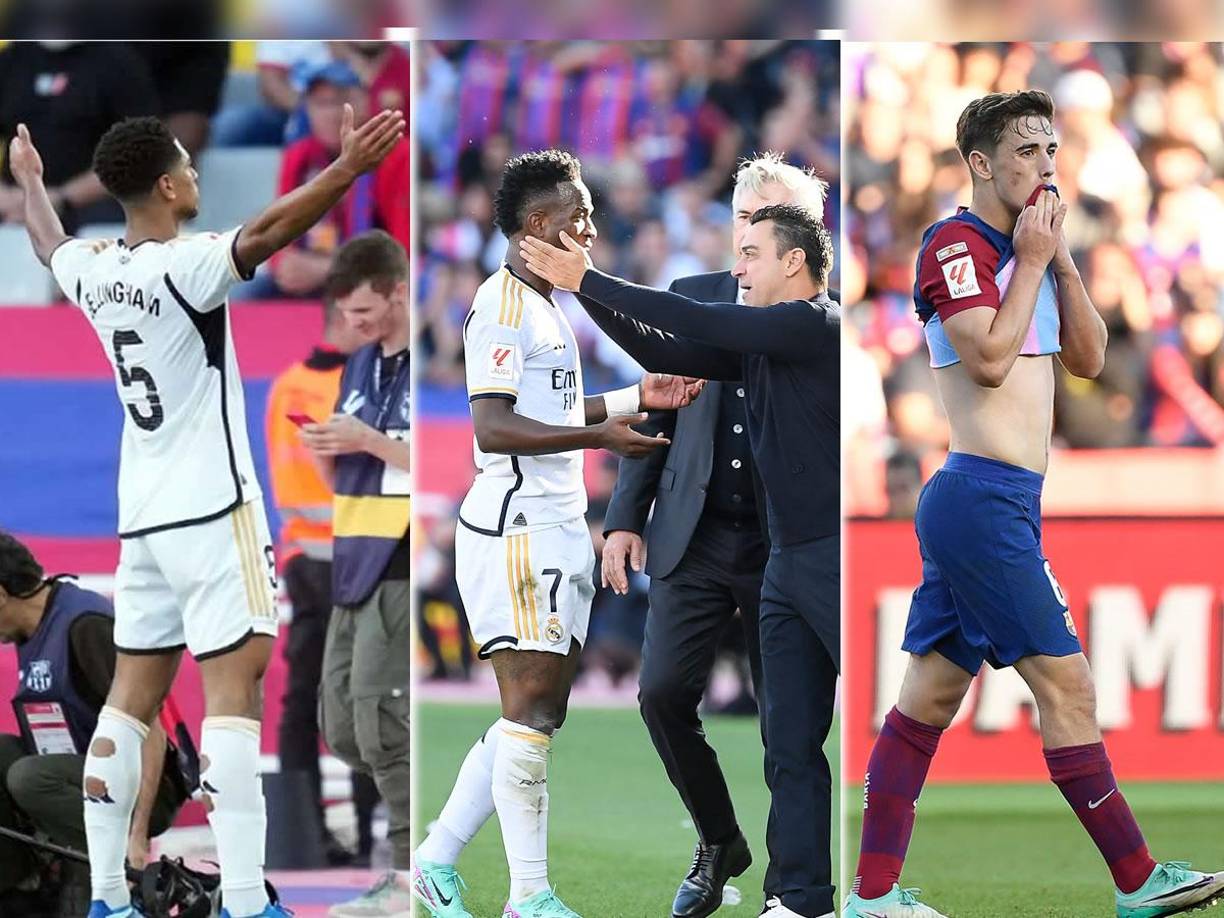 Las imágenes que nos dejó el Clásico español ganado por el Real Madrid (1-2) contra el Barcelona en la Jornada 11 de la Liga Española con brillante actuación de Jude Bellingham, autor de un doblete para la remontada.