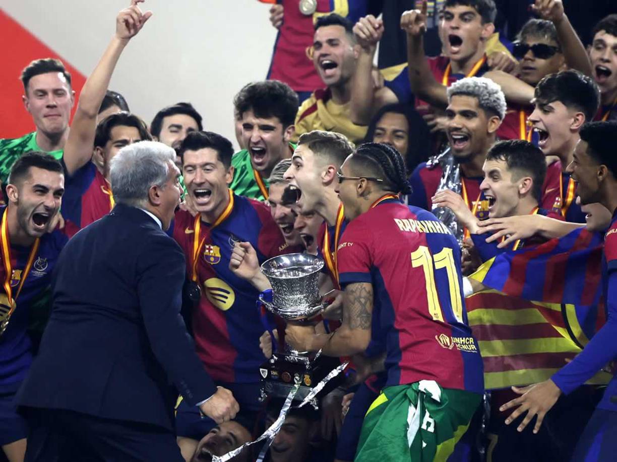 El triunfo del Barcelona en la Supercopa lleva aparejado que, además del título, el club que dirige Joan Laporta se embolse alrededor de nueve millones de euros.