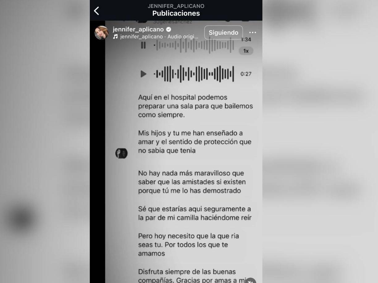 Posteriormente, publicó los últimos chats con su mejor amiga, esta fue la última publicación en su cuenta de Instagram. 