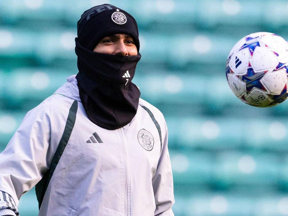 Luis Palma llegó a España para enfrentar al Atlético de Madrid . El catracho es una de las figuras en el ataque del Celtic. 