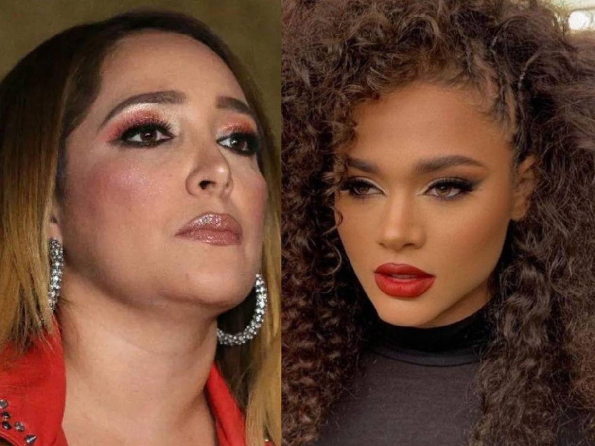 Las cantantes se habían envuelto en una controversia porque supuestamente la hondureña se burló de la forma en que su madrina interpreta la canción “Como la flor”.