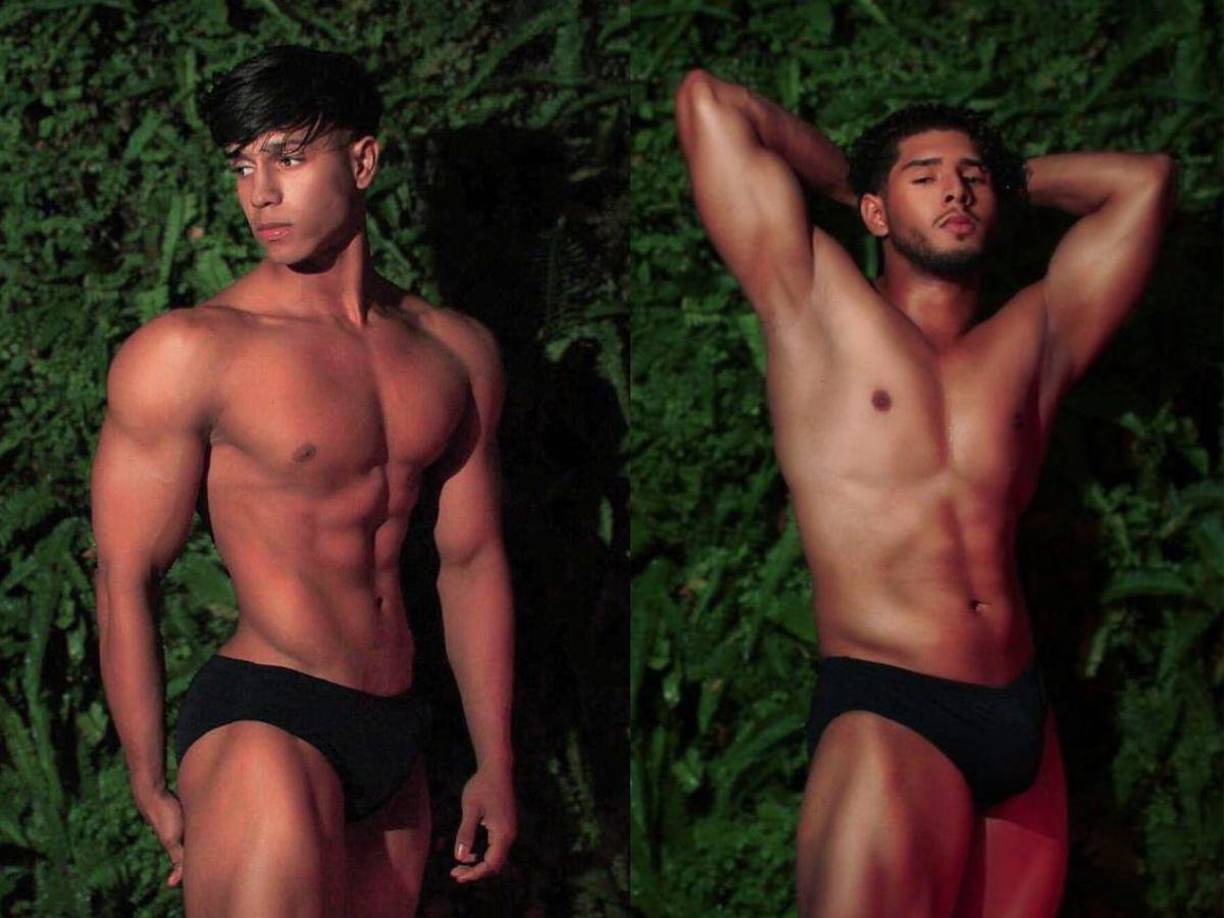 Ellos son los candidatos a Míster Honduras Humanidad .