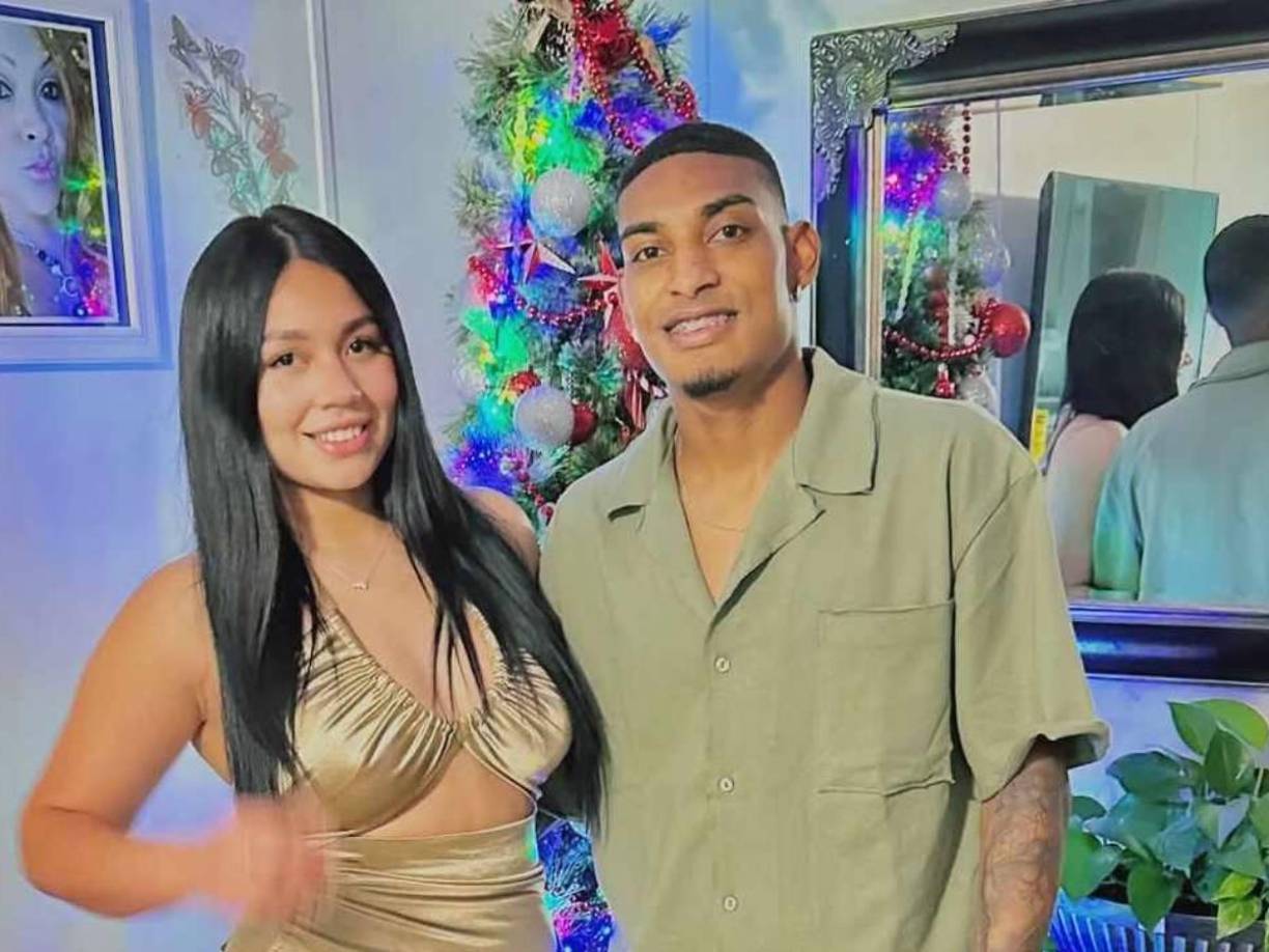 Joseph Rosales, jugador hondureño del Minessota, la pasó junto a su pareja y con mucho regalos.