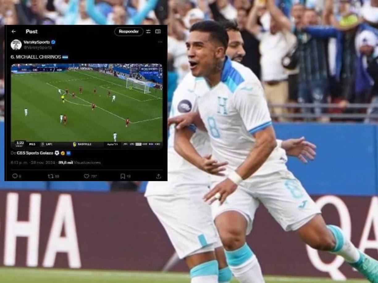 En Argentina, compartieron todos los goles nominados, entre ellos el de Chirinos.