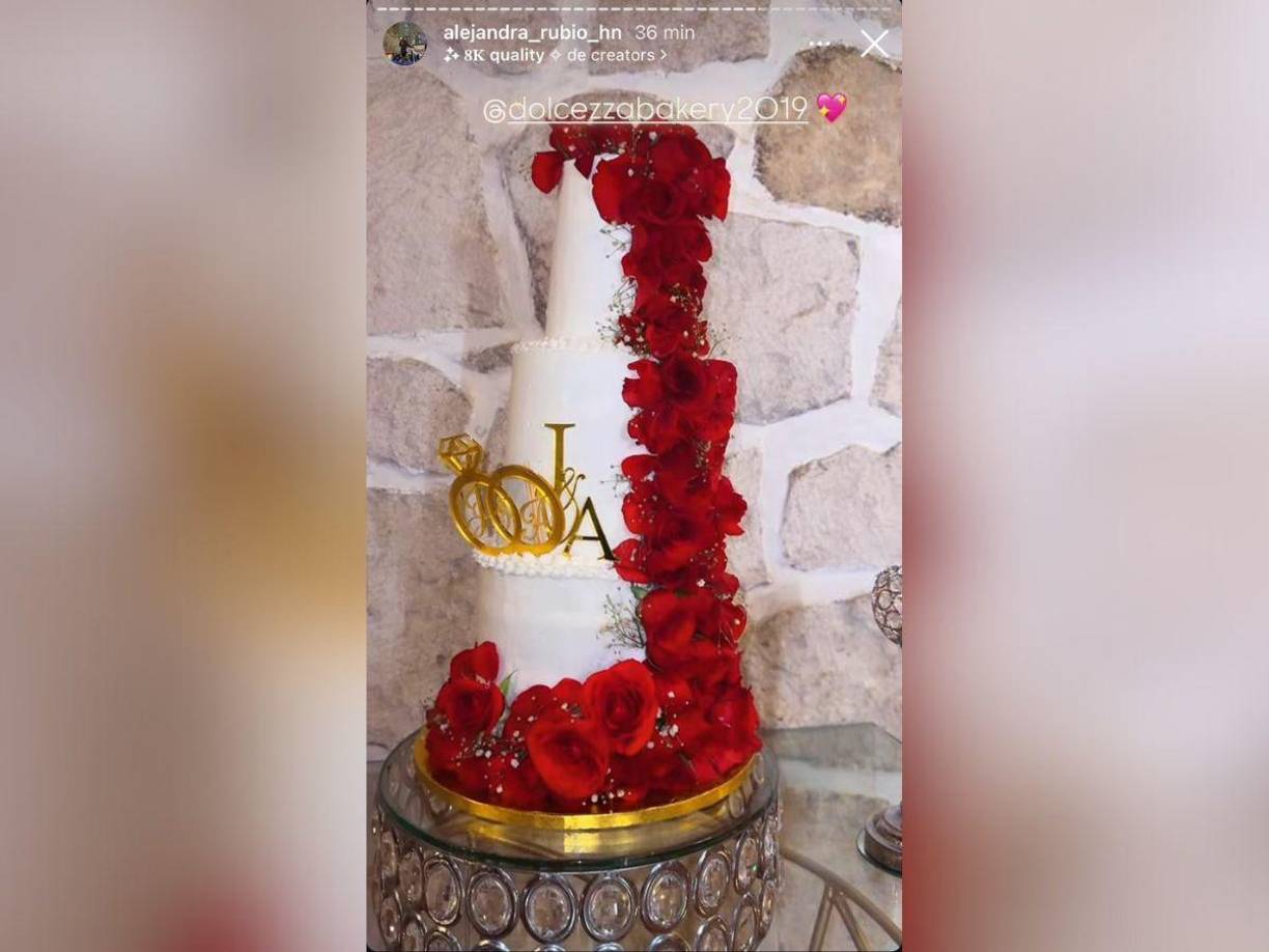 Esto debido a que Alejandra Rubio etiquetó a cada uno de los negocios que participaron en su boda. 