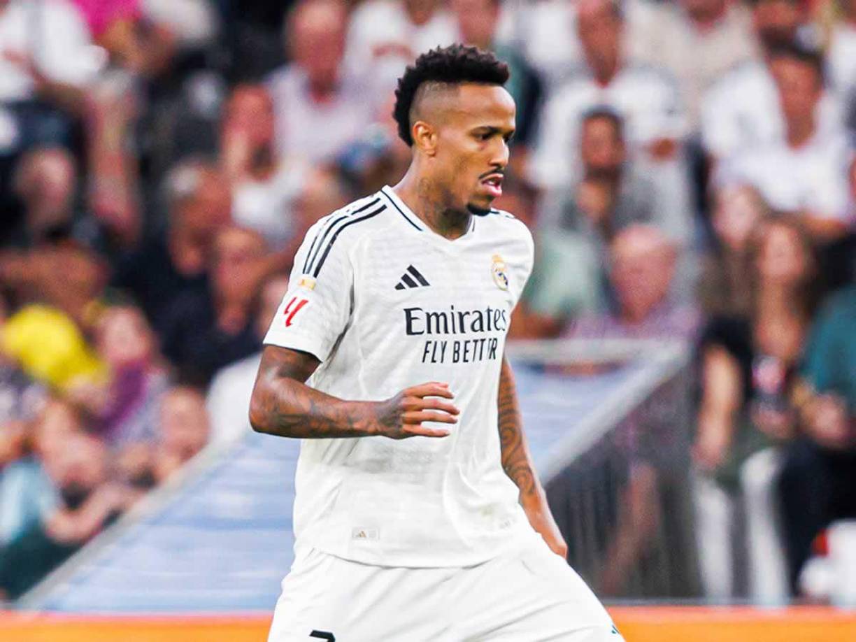 Defensa Central: Eder Militao. El brasileño jugó de titular en Champions contra el Borussia Dortmund.