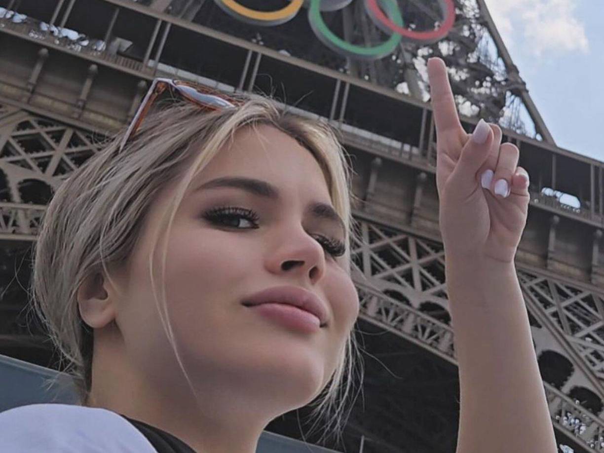 Luana se divirtió en París y estuvo presente en muchos eventos deportivos.