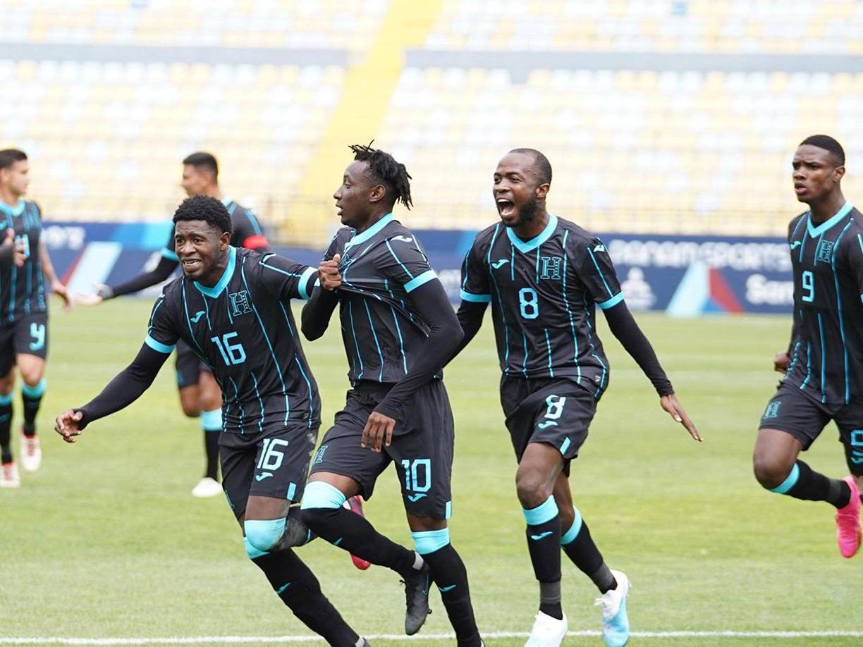 Honduras se puso en ventaja con gol del futbolista Antony García cuando se disputaban los 19 minutos del primer tiempo.