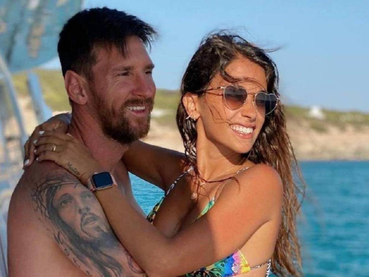 Lionel Messi y Antonela Roccuzo siguen disfrutando de su tiempo libre en Miami, Estados Unidos.