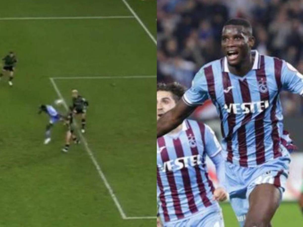 Paul Onuachu Trabzonspor-Konyaspor | 10 de noviembre de 2023. Enis Destan sacó un centro desde la izquierda y Onuachu acomodó el cuerpo para marcar con un taconazo inverosímil. La voltereta con la que el nigeriano celebró la diana fue una muestra más de su extraordinaria agilidad