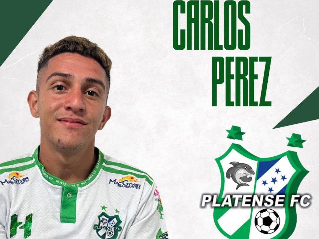El mediocampista Carlos Pérez es nuevo jugador del Platense, llega procedente del Honduras Progreso.