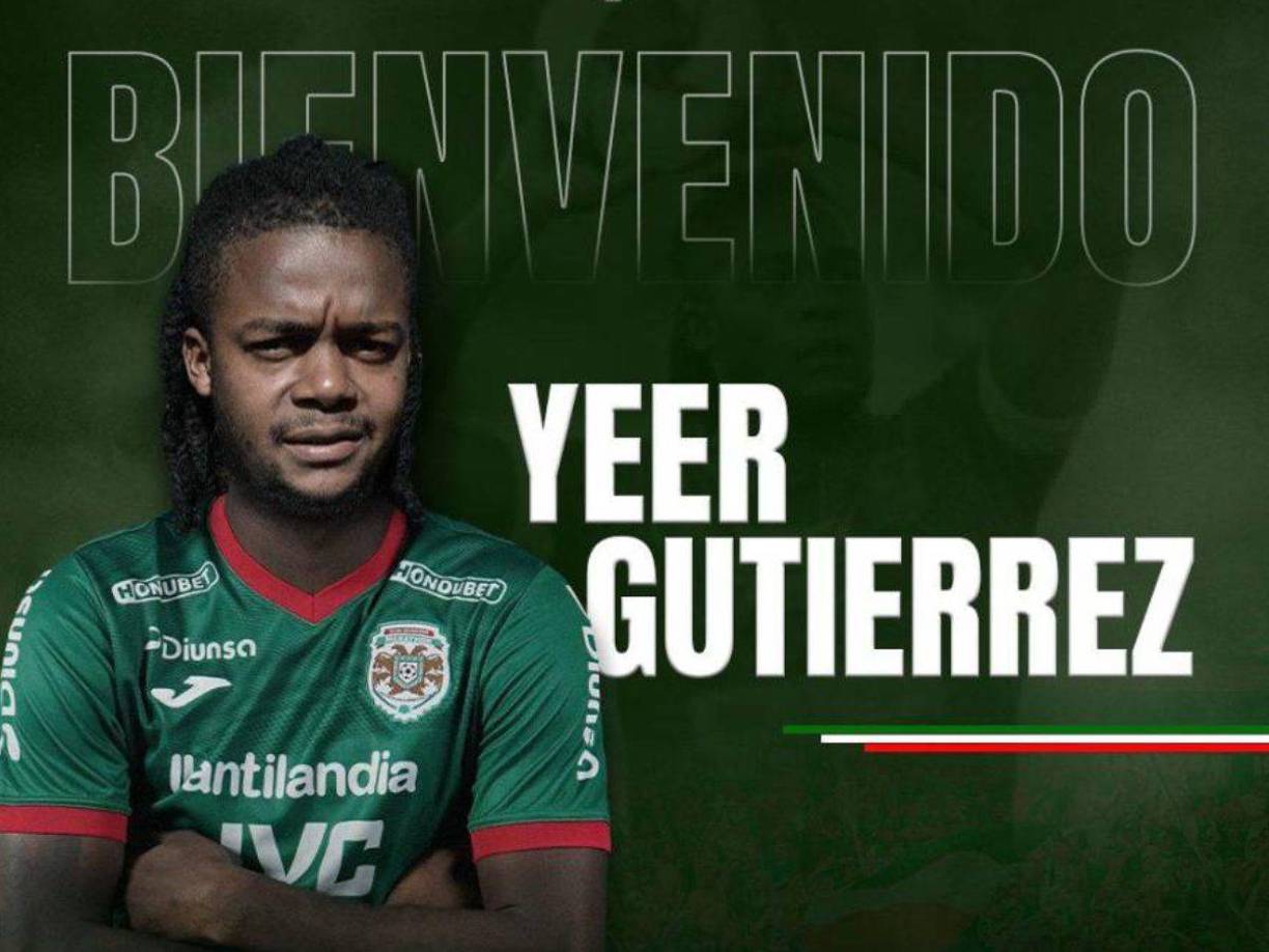 El Marathón hizo oficial el fichaje del lateral derecho Yeer Gutiérrez, quien llega procedente del Génesis.