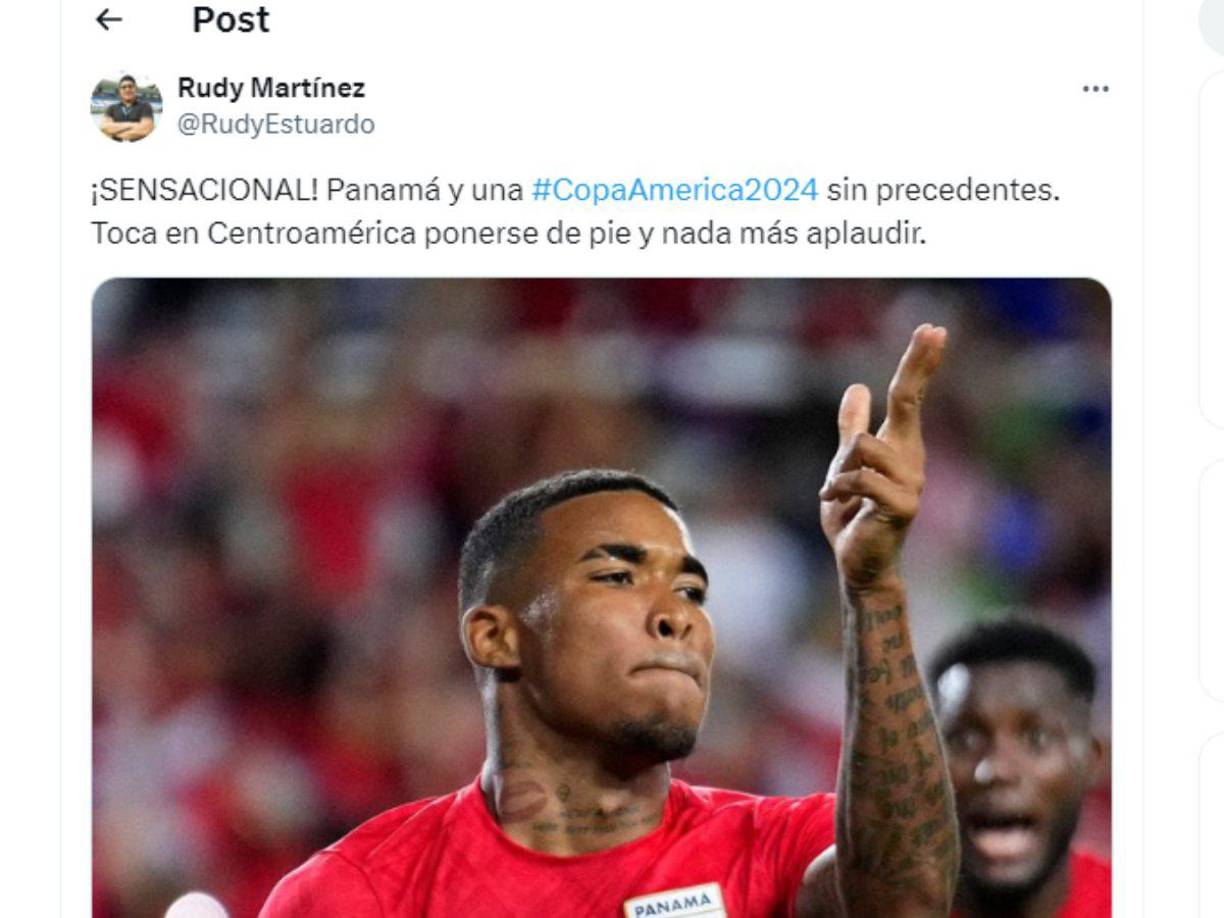 Periodistas de todo Centroamérica se ponen de pie tras el logro de la selección de Panamá. 