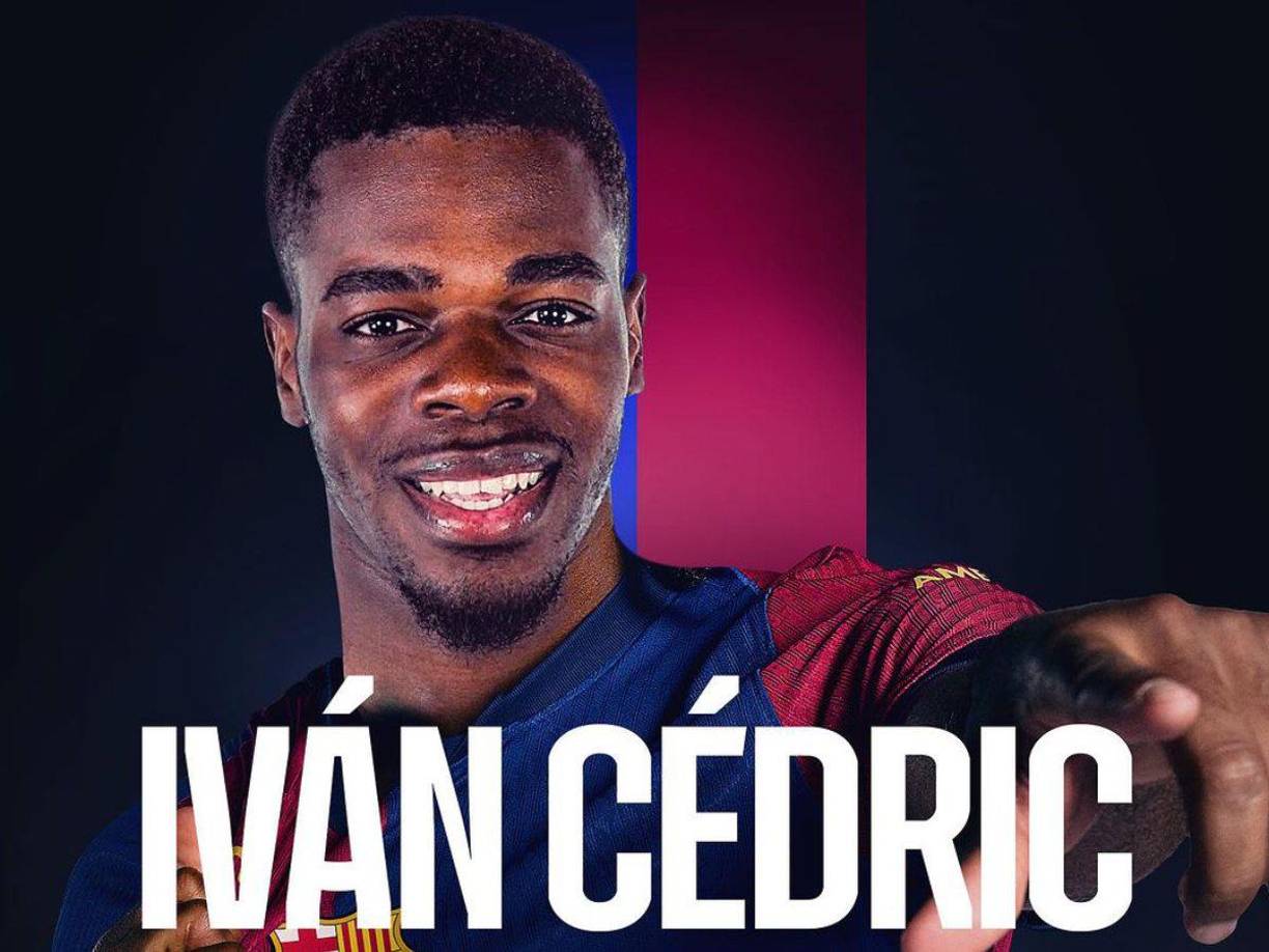 El Barça, pese a que el mercado de verano ya está cerrado, hizo oficial el fichaje del atacante hispanocamerunés Ivan Cédric, de 22 años, y se dice que puede llegar a ser el suplente de Robert Lewandowski.La confirmación de su fichaje se ha demorado una semana! porque LaLiga estaba pendiente de validar la operación, ya que hubo unos problemas con su tránsfer el último día de mercado: el organismo consideró que llegó fuera de plazo, pero la RFEF ha dado la razón al club catalán.