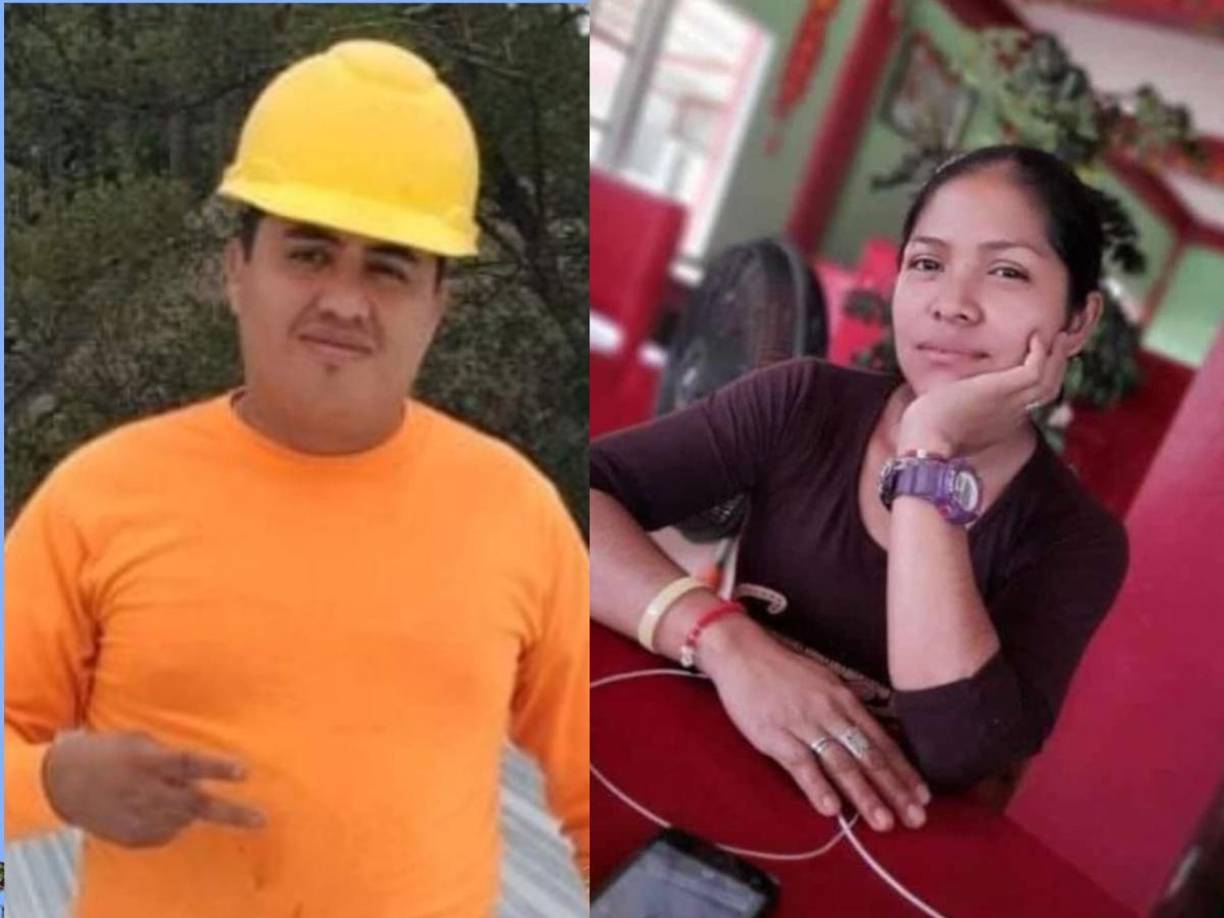 Fotos en vida de José Santos Portillo (24) y Karen Yulissa Hernández (33), los dos hondureños que fueron encontrados sin vida en Albuquerque, Nuevo México, Washington DC, Estados Unidos.