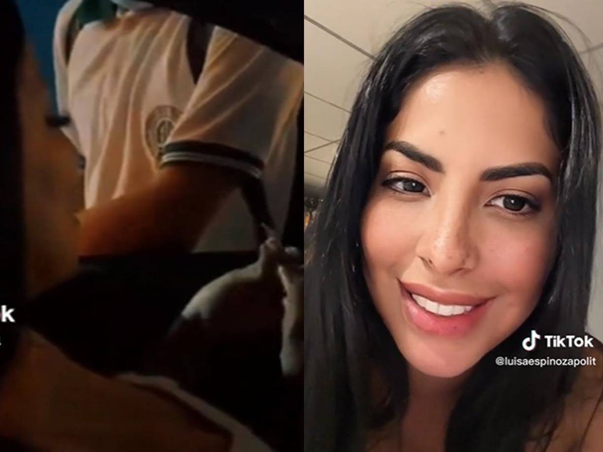 La influencer Luisa Espinoza fue capturada junto a dos creadores de contenido.