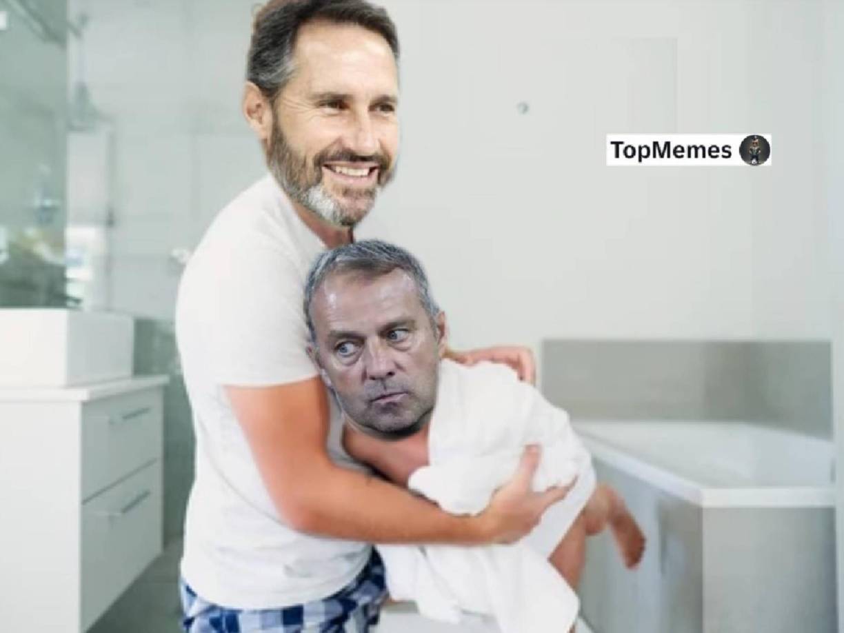 El equipo de Hansi Flick perdió su invicto en la Liga Española y se desataron las burlas. 