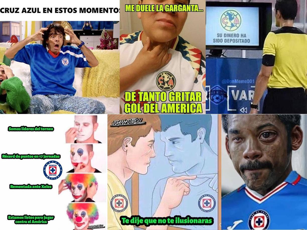 Los divertidos memes que dejó la eliminación del Cruz Azul a manos del América en las semifinales del Torneo Apertura 2024 de la Liga MX. ¡Una nueva ‘cruzazuleada‘!