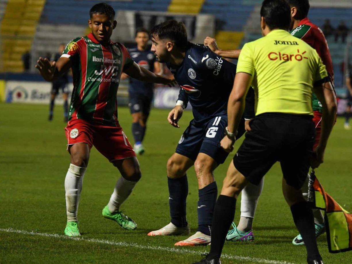 Agustín Auzmendi tuvo un juego para el olvido ante Marathón...