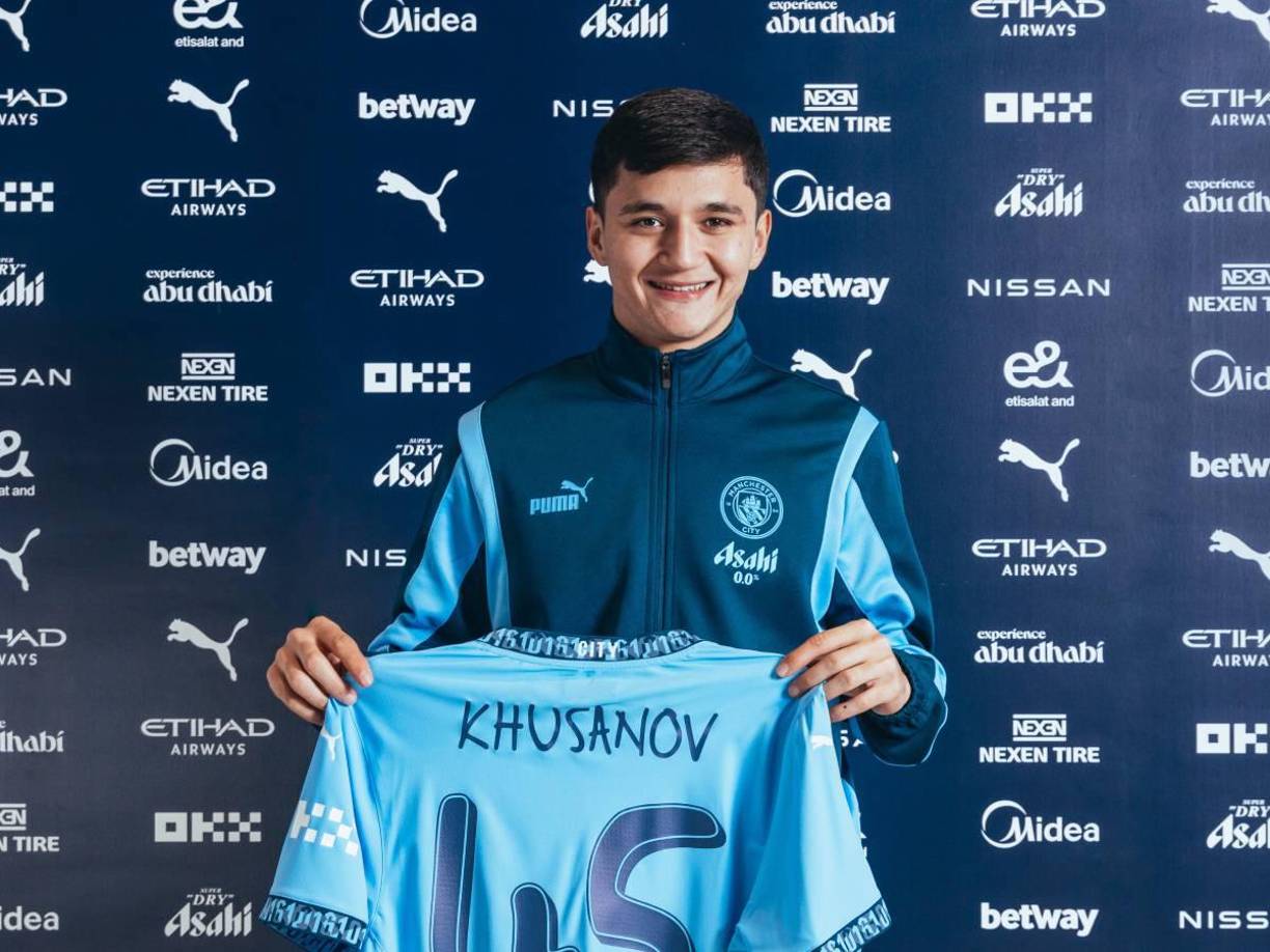 Manchester City ha fichado al central uzbeko Abdukodir Khusanov por 40.000.000 €. Firma hasta junio de 2029 y llega procedente del Lens. Será el primer futbolista uzbeko en la Premier League.