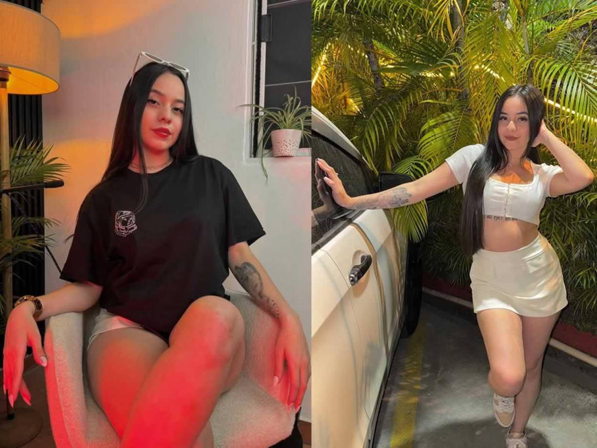 Así es Dayana Zúniga, la linda aficionada del Motagua que robó suspiros en el partido de ida de la final contra Olimpia por un sexy descuido.