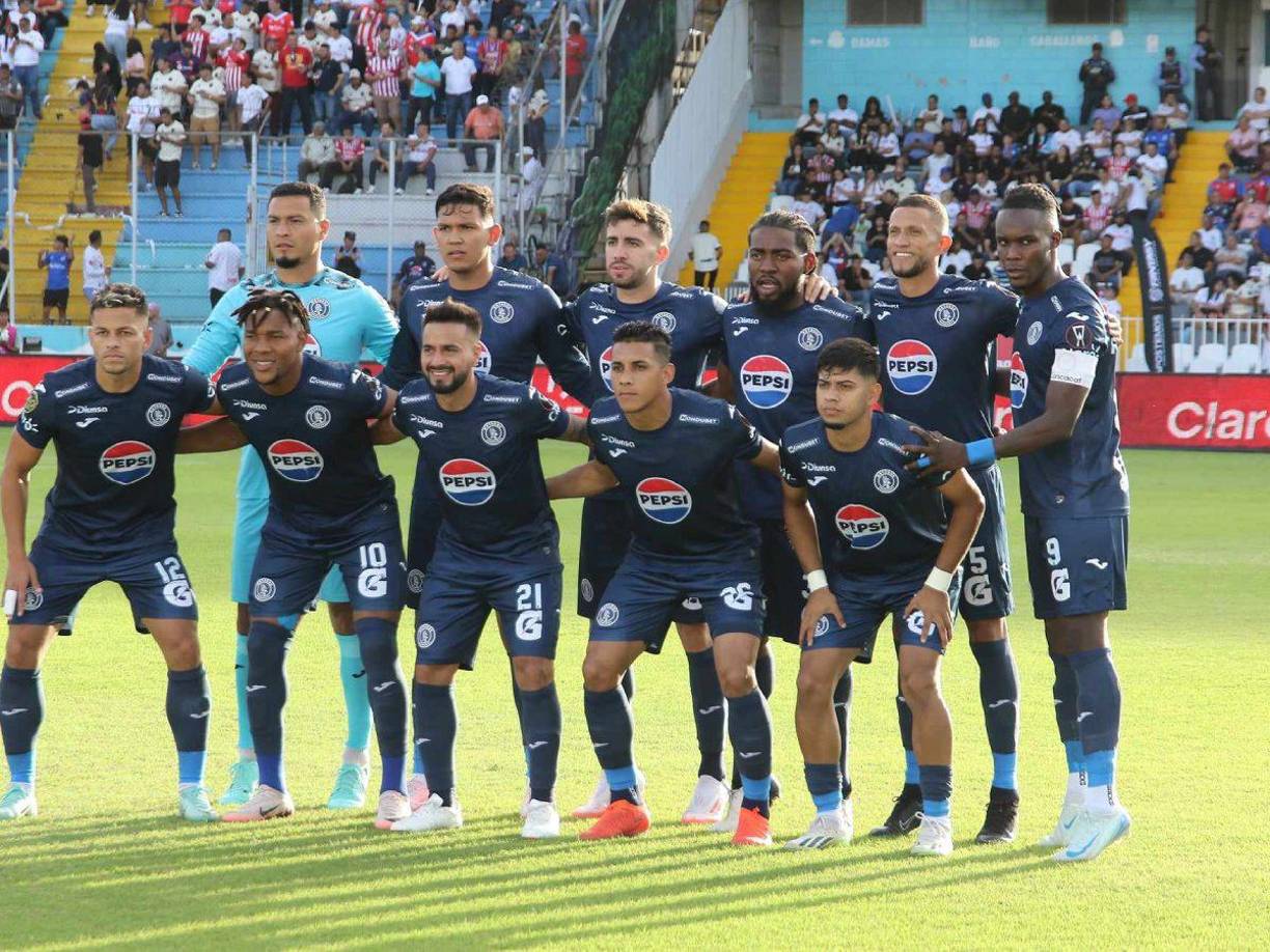 El 11 titular del Motagua que mandó a la cancha Diego Vázquez.