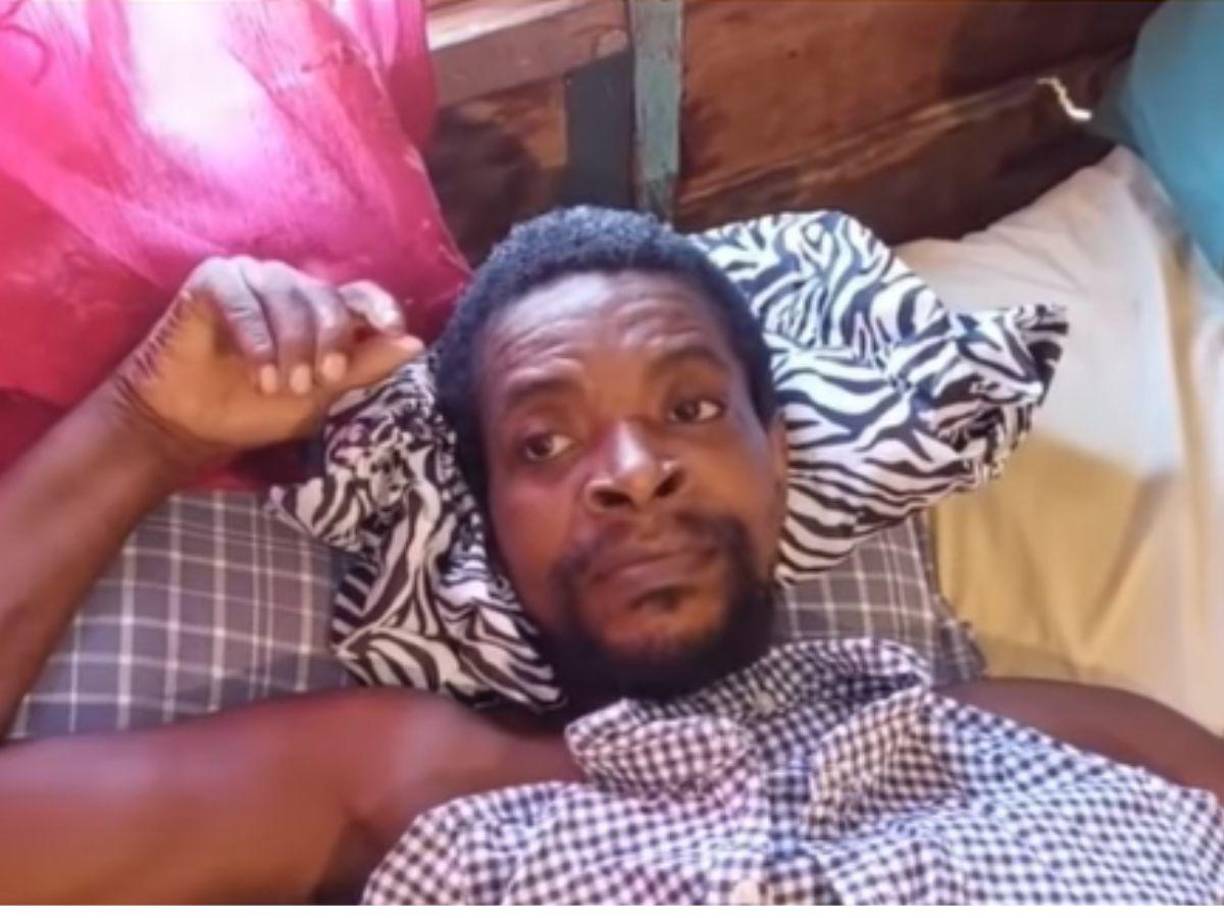 Desde una cama, en donde se encuentra postrado, Cristopher Iber Daniels Price dijo que Gilbert lo agradió con un machete y luego le pegó un tiro.