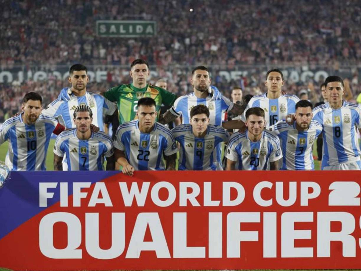 El 11 titular de la selección de Argentina que perdió sorpresivamente ante Paraguay. 