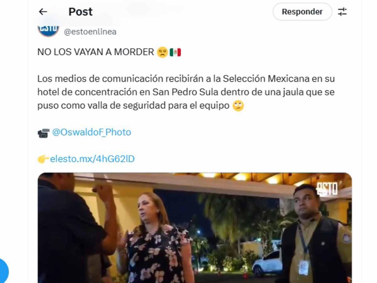 Una jaula fue colocada en el hotel de concentración de la selección mexicana y eso molesto a muchos medios de comunicación. 