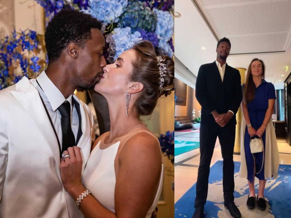 Elina Svitolina está casada con el también tenista francés Gael Monfils desde julio de 2021 y comparten una hija, Skai, que nació en octubre de 2022.