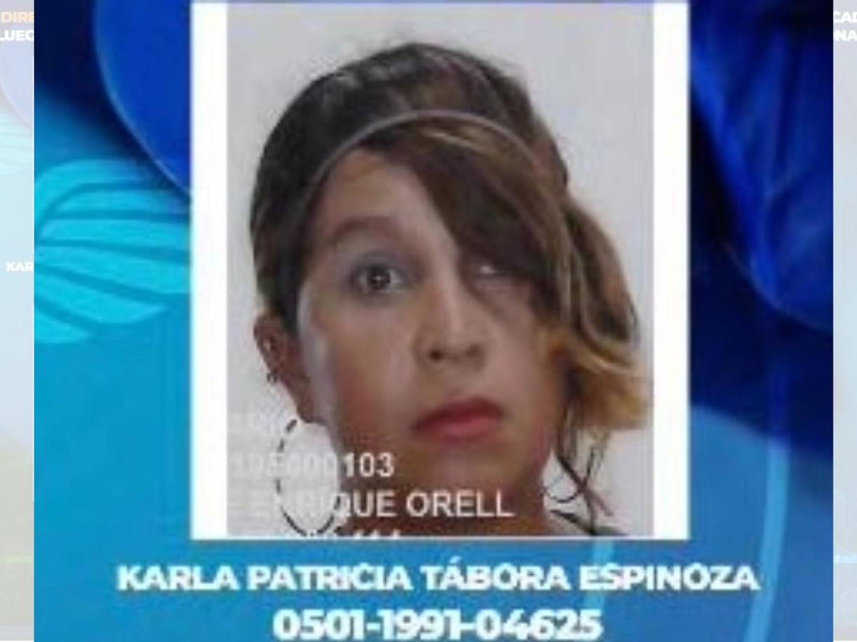 Karla Patricia Tábora Espinoza de 33 años. Murió atropellada en el bulevarcito que conecta al bulevar del Norte y la tercera avenida en el barrio Guadalupe. 