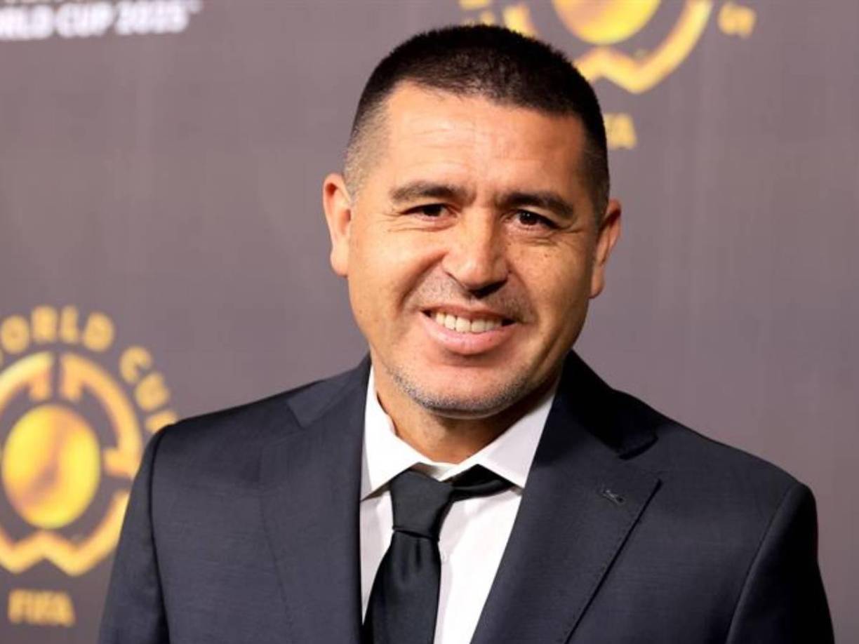 Juan Román Riquelme, presidente actualmente de Boca Juniors, llegó a la gala ya que el equipo xeneize estará en el torneo.