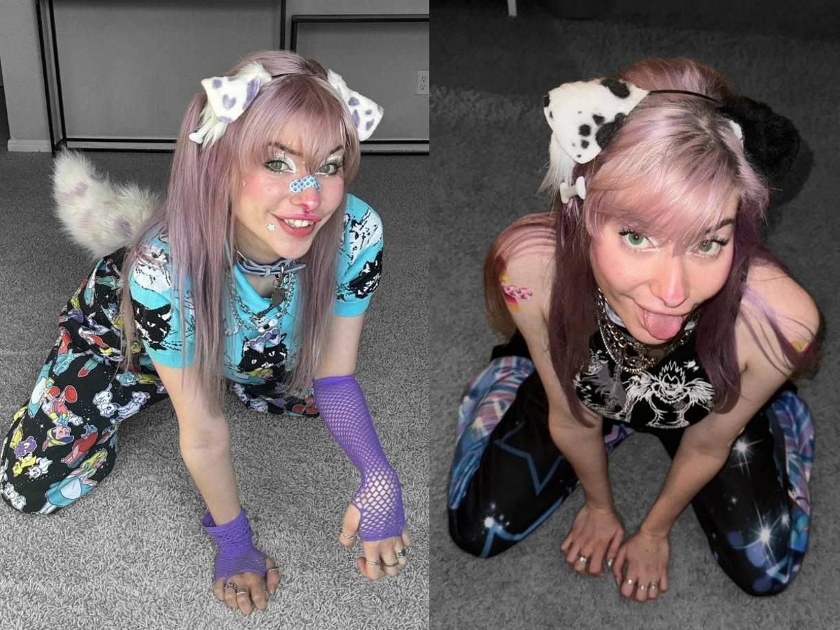 “Me llamo Meow, como un gato, pero soy un perro”, explicó la estadounidense de pelo rosa a los presentadores del programa de radio australiano The Kyle &amp; Jackie O Show. 