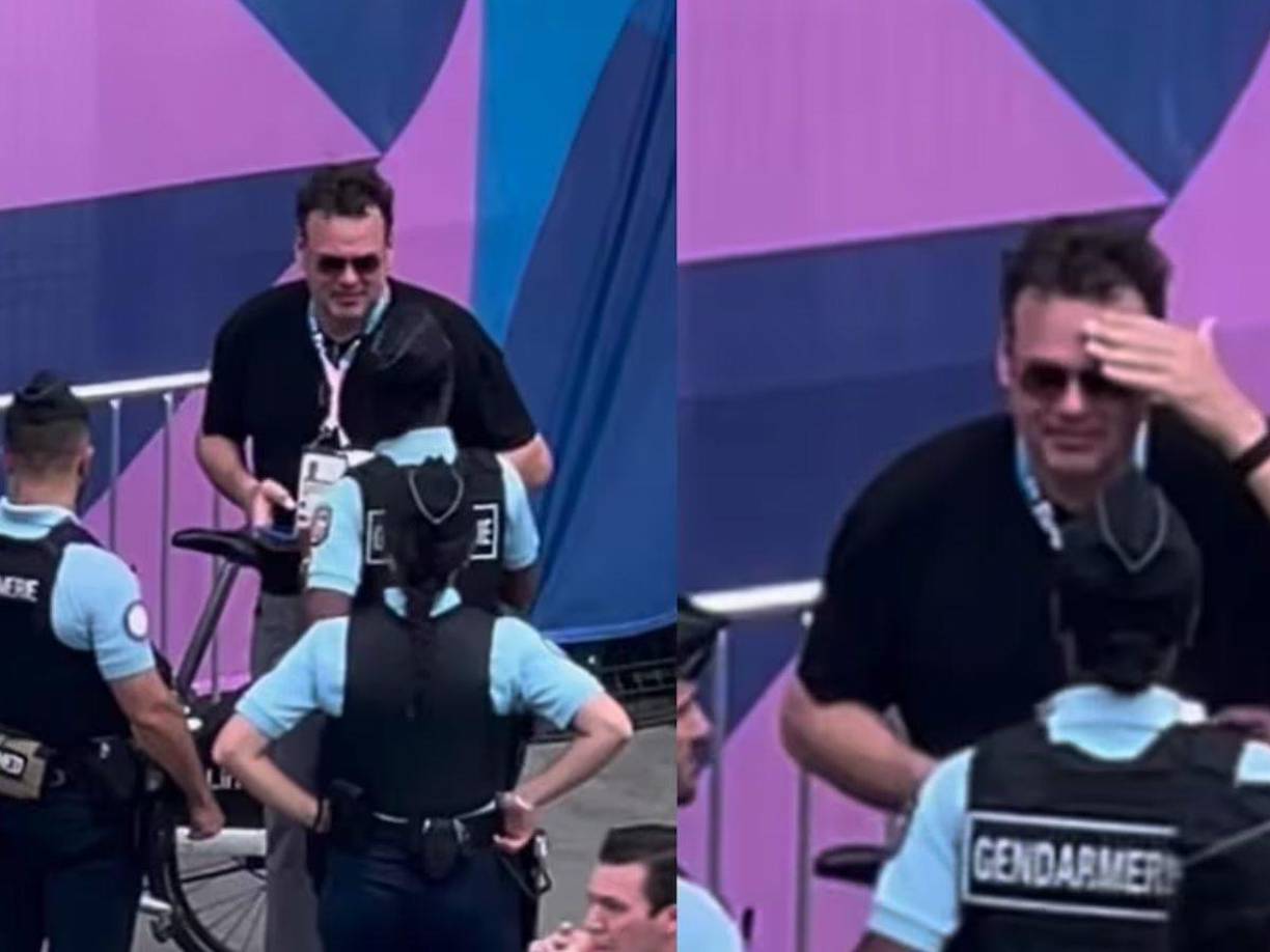 David Faitelson se encuentra en París con motivo de los Juegos Olímpicos y ha protagonizado un incidente con policías de Francia.